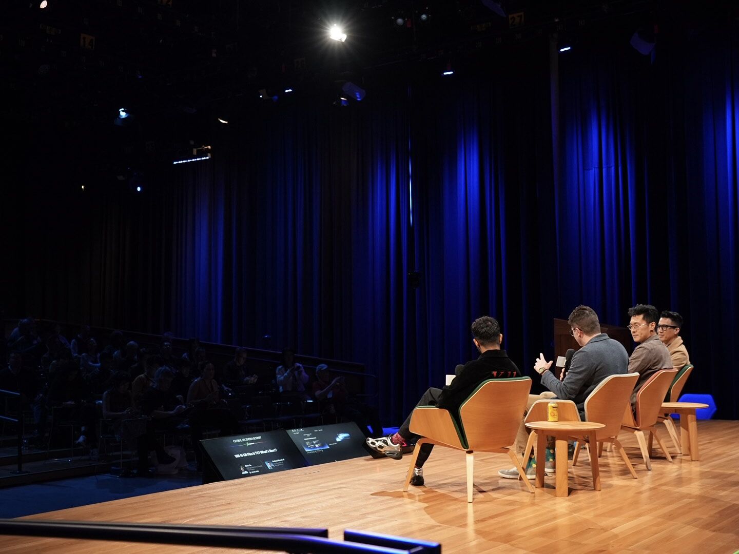 The Soulscape panel and audience at KQED in San Francisco.